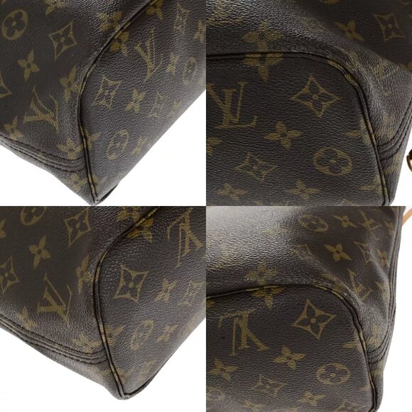 LOUIS VUITTON Neverfull PM Shoulder Tote Bag Monogram Leather BN M40155 55YG761 - Picture 13 of 16